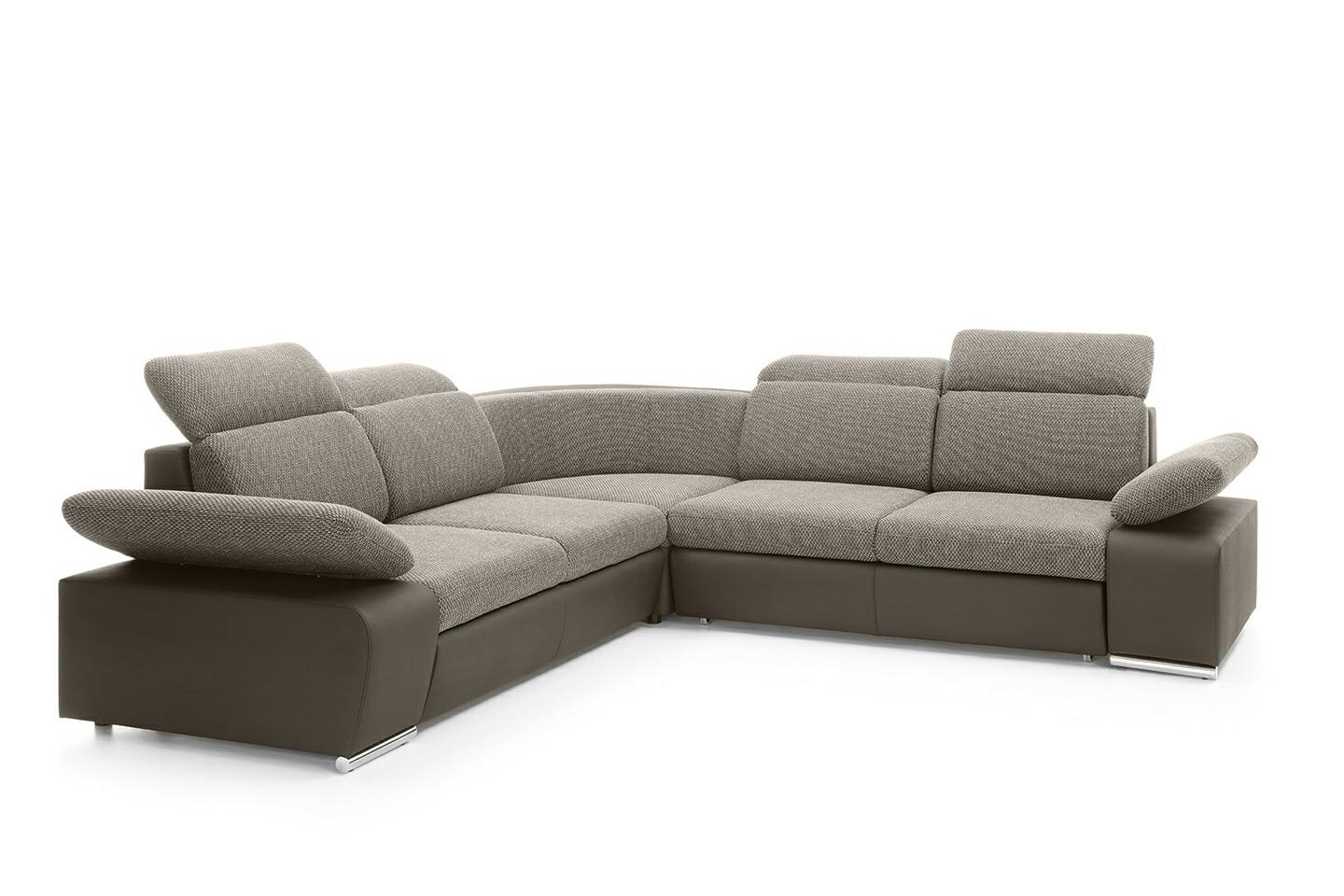 Produse - Colțar Continental M 281x281x100 cm, Spumă Pur și Arc Ondulat Crom - King Home