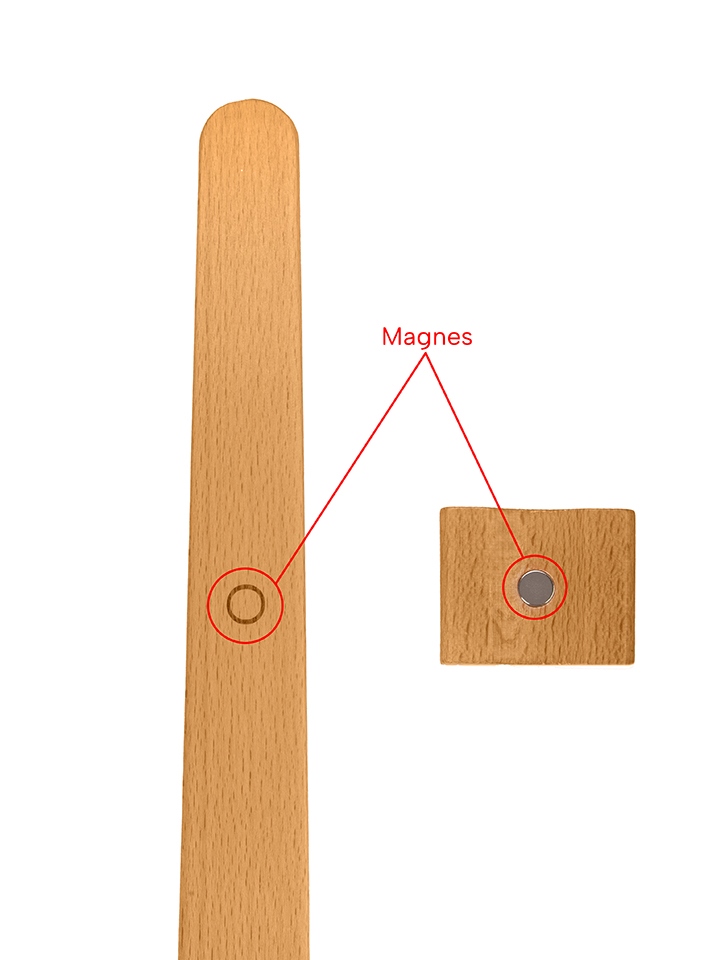 Lingură Magnetică pentru Încălțat Pantofii Magnus 5x1,5x55 cm, Lemn - SHP [3]