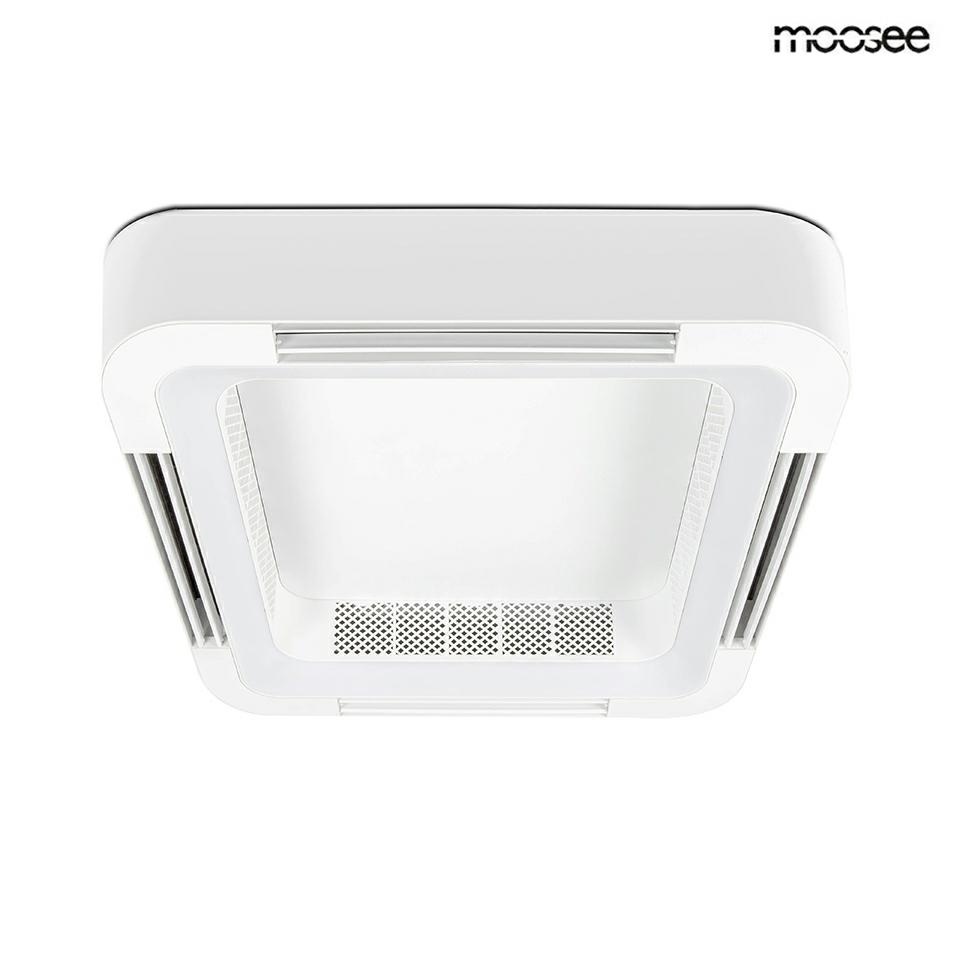 Produse - Plafonieră Fanlight 60x60x11 cm, Abs și Acril - Moosee
