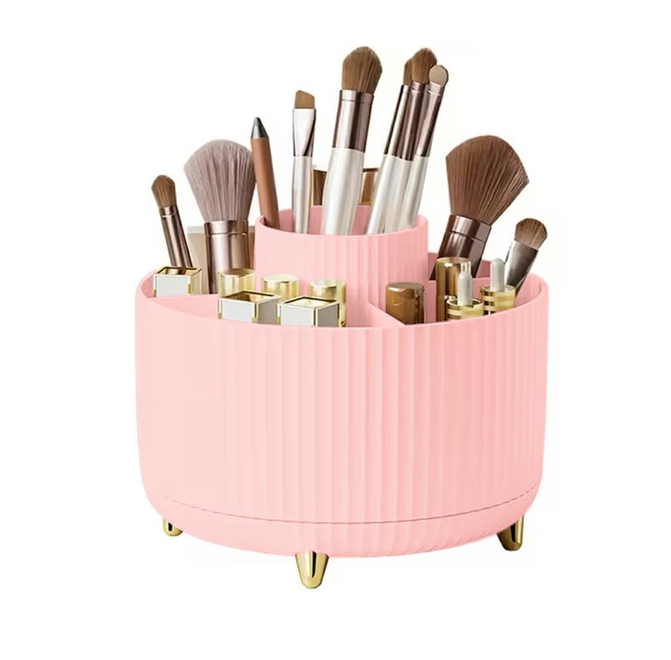 Cutii decorative - Organizer Rotativ Fichi 15x15x13 cm, Roz - SHP