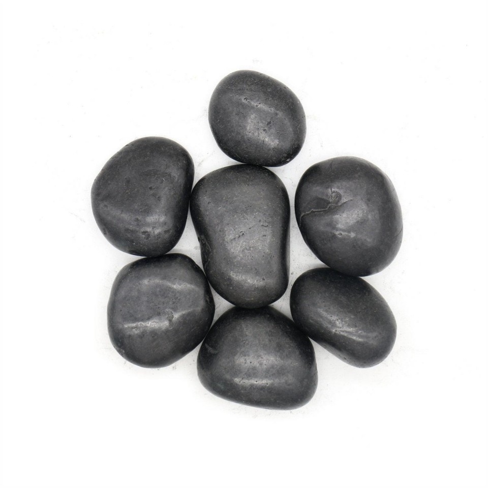 Piatra Otoczak 8x8x5 cm, Piatră Negru Lustruit - King Home [2]