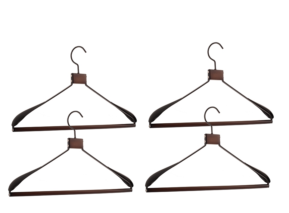 Produse - Cuier Solid 42x2x24,5 cm, Lemn și Metal Negru - SHP