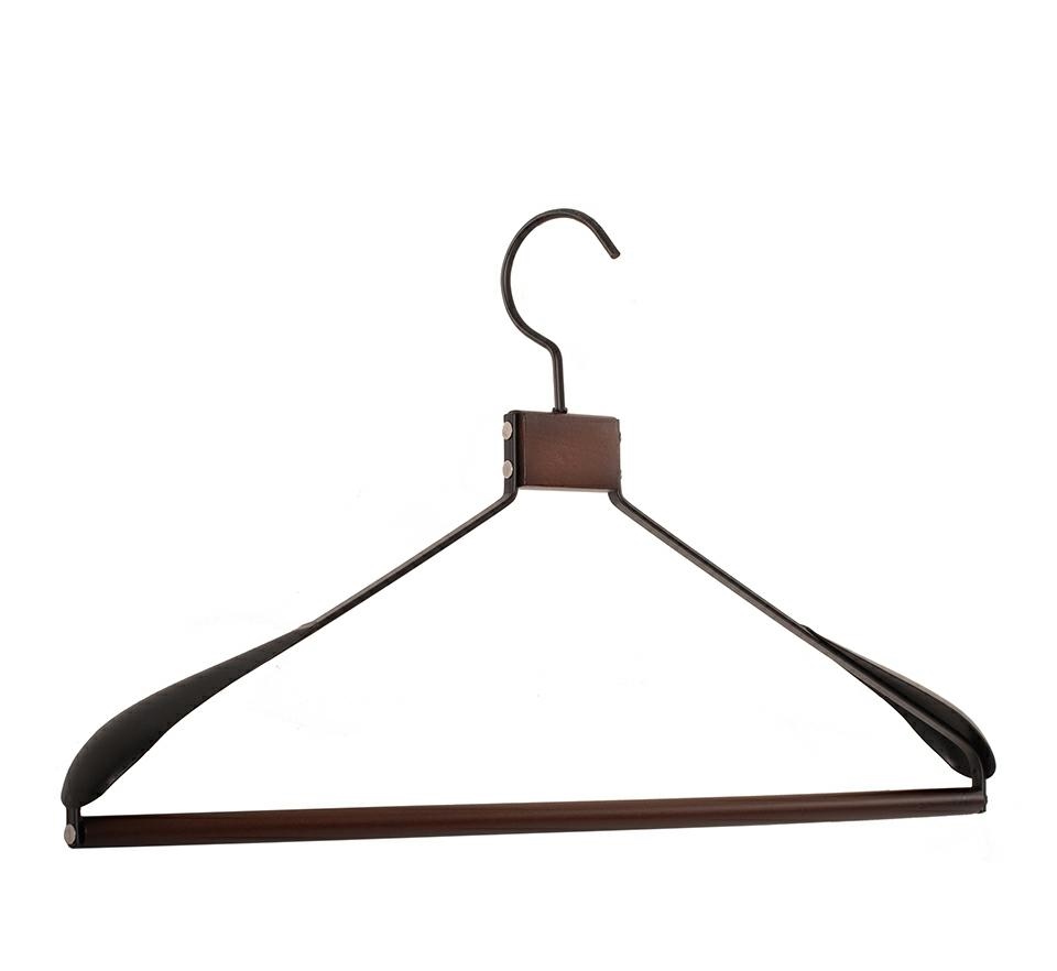 Cuier Solid 42x2x24,5 cm, Lemn și Metal Negru - SHP [2]