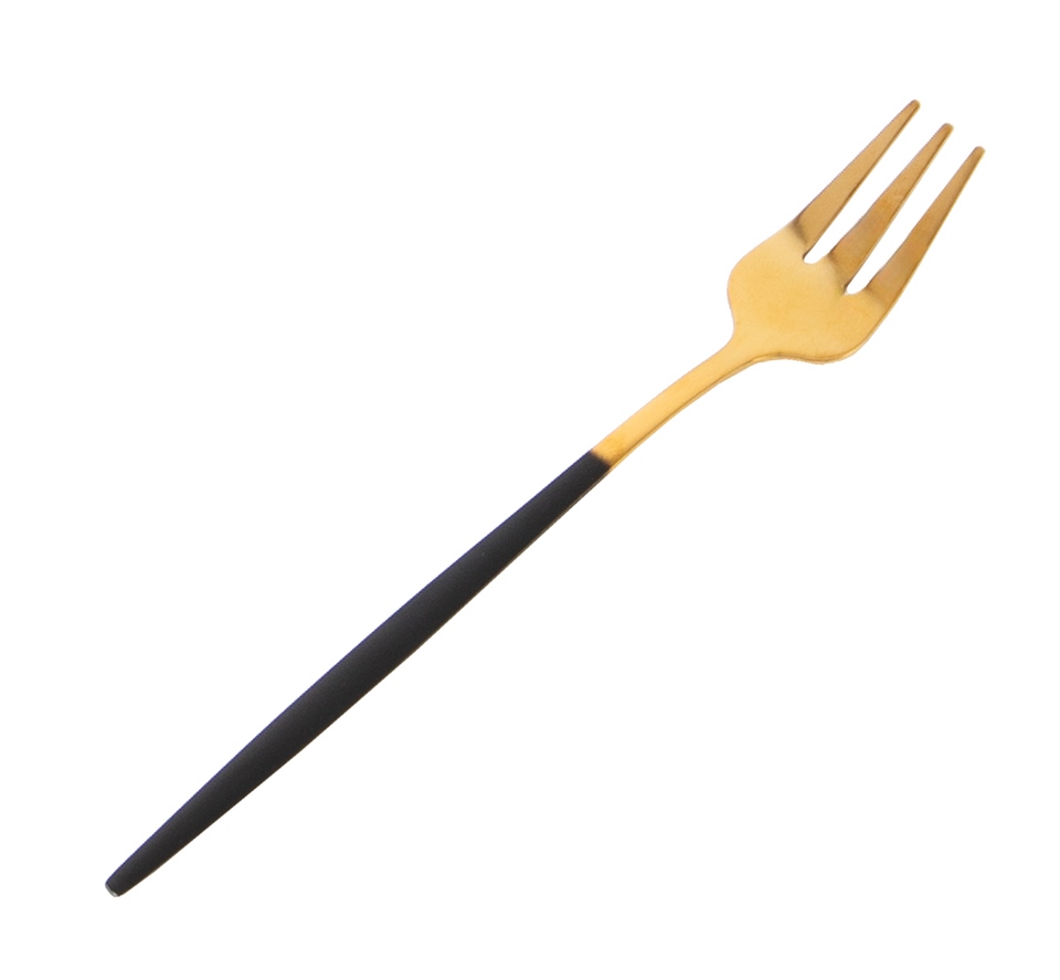 Set de Tacâmuri Harods 10x2x25 cm, Oțel Inoxidabil Auriu-Negru - SHP [6]