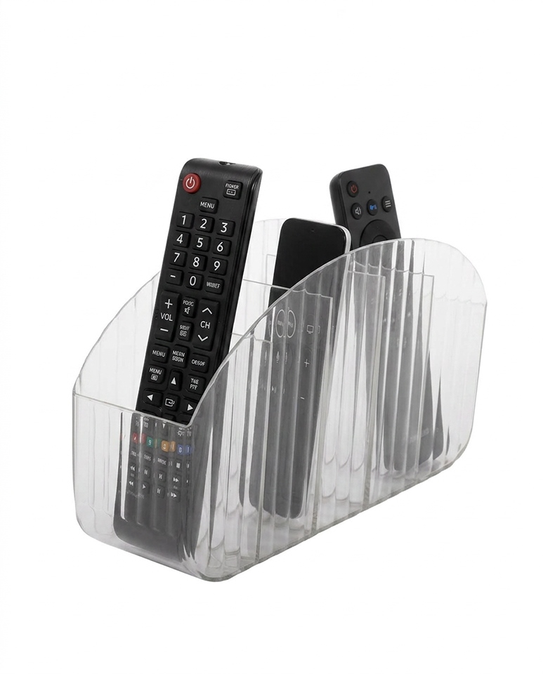 Cutii decorative - Organizer pentru Telecomenzi Icy 20x7,5x12,5 cm, Acril Transparent - SHP