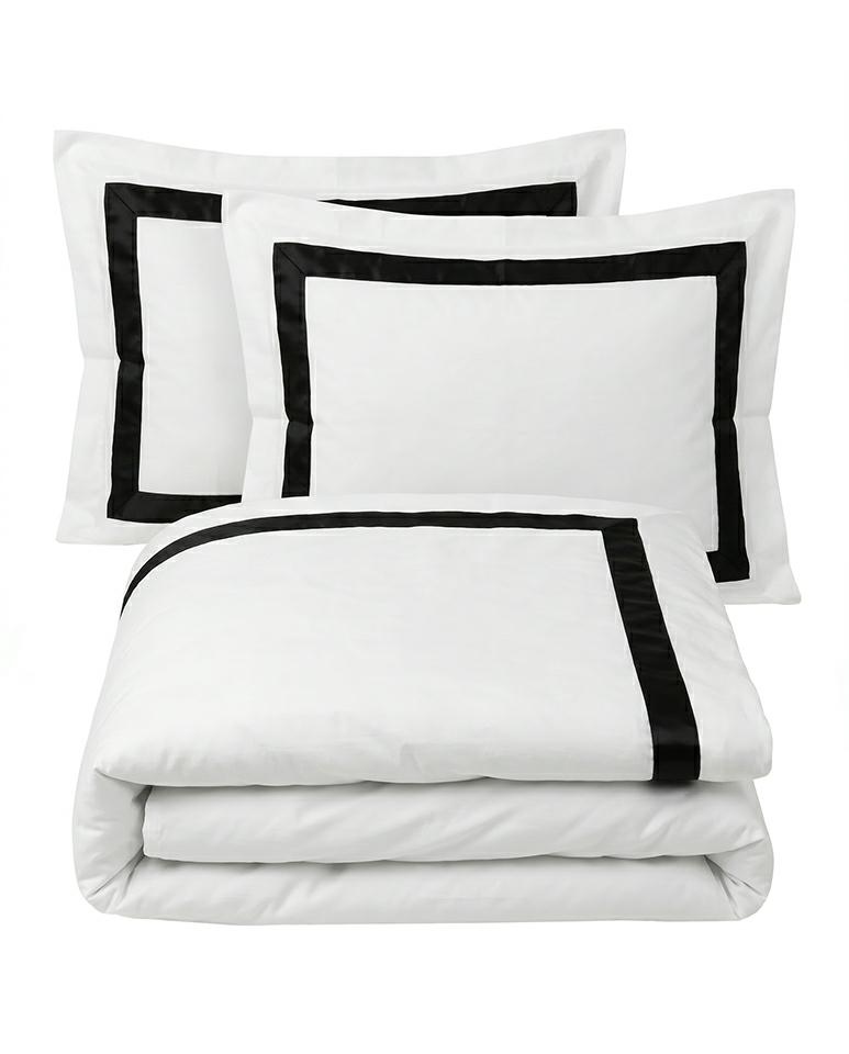 Produse - Set de Lenjerie de Pat Residence 200x2x220 cm, 100% Poliester Alb - SHP