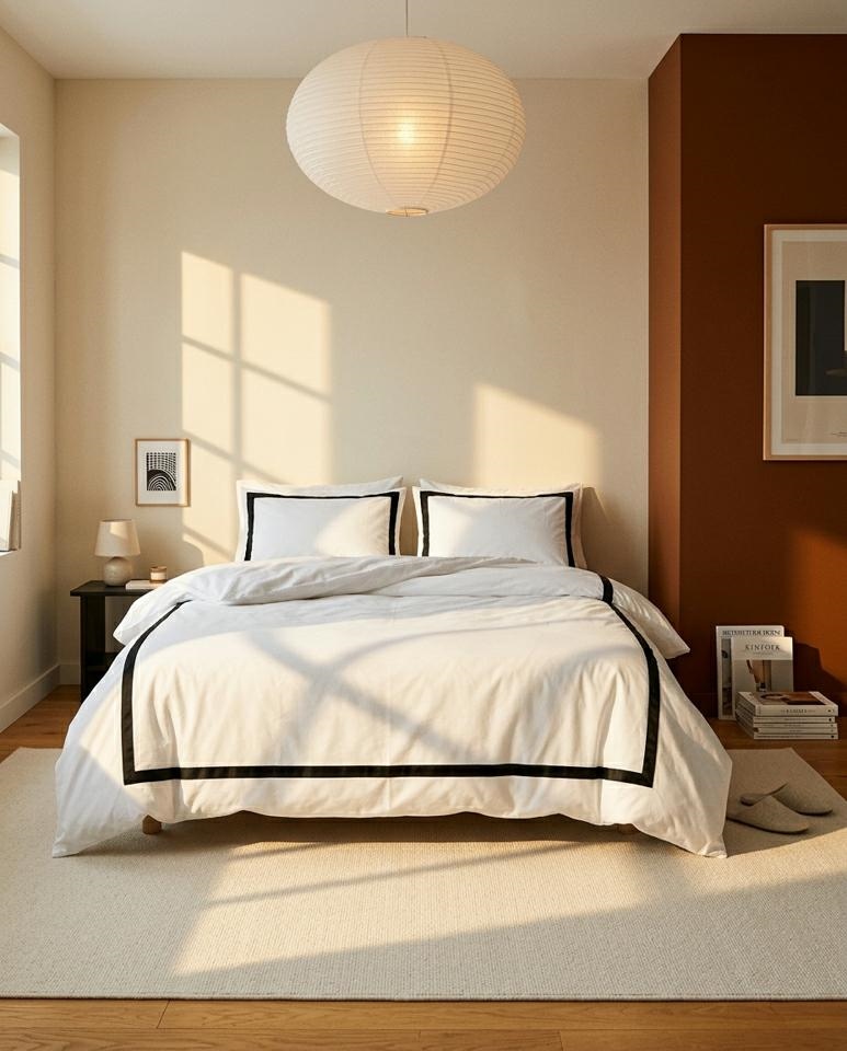 Set de Lenjerie de Pat Residence 200x2x220 cm, 100% Poliester Alb - SHP [7]