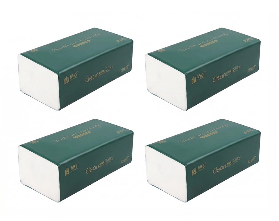 Bucatarie - Set de 4 Pachete de Șervețele 5-Strat Soft 5 16x9x6 cm, Verde - SHP