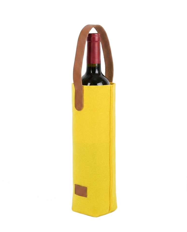 Bucatarie - Etui Prezentare pentru Șampanie Veuve 15x14x31 cm, Galben - SHP