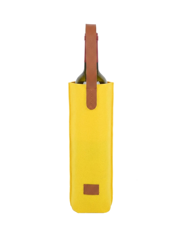 Etui Prezentare pentru Șampanie Veuve 15x14x31 cm, Galben - SHP [2]