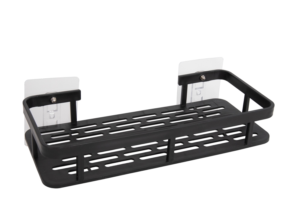 Produse - Poliță de Duș Allin 30,5x13x5 cm, Plastic Negru - SHP