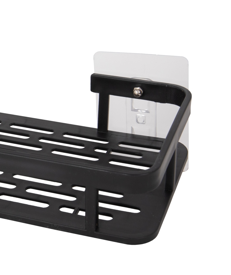 Poliță de Duș Allin 30,5x13x5 cm, Plastic Negru - SHP [2]