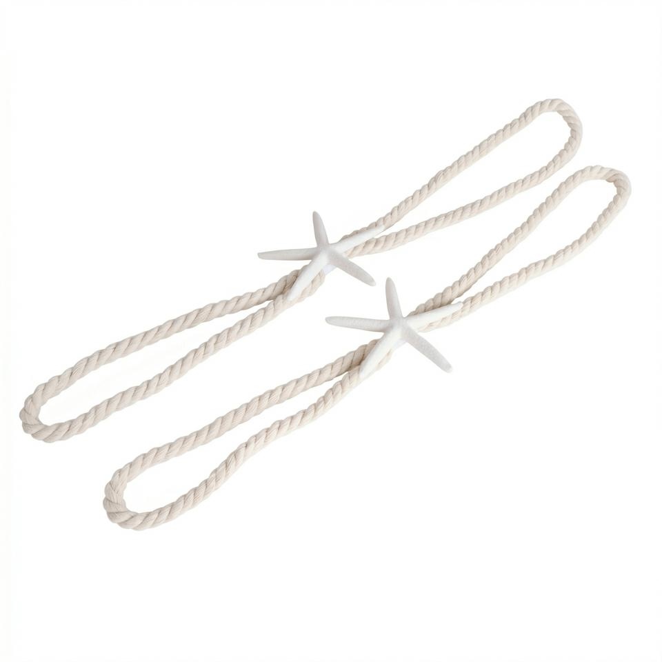 Set de 2 Suporturi pentru Perdele Starfish 60x13x60 cm - SHP [2]