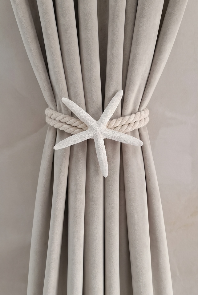 Set de 2 Suporturi pentru Perdele Starfish 60x13x60 cm - SHP [4]