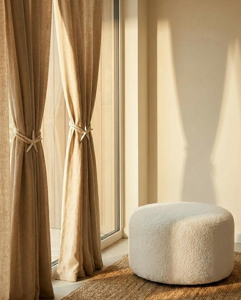 Set de 2 Suporturi pentru Perdele Starfish 60x13x60 cm - SHP [9]
