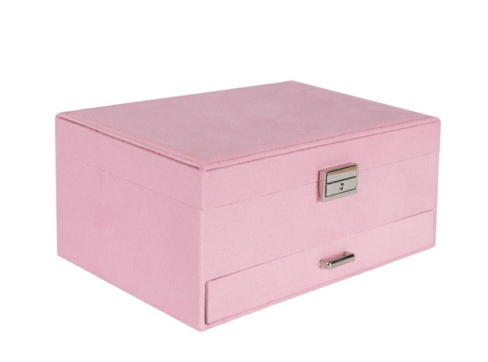 Cutii decorative - Organizer pentru Bijuterii Royal 24,5x17x11 cm, Roz - SHP