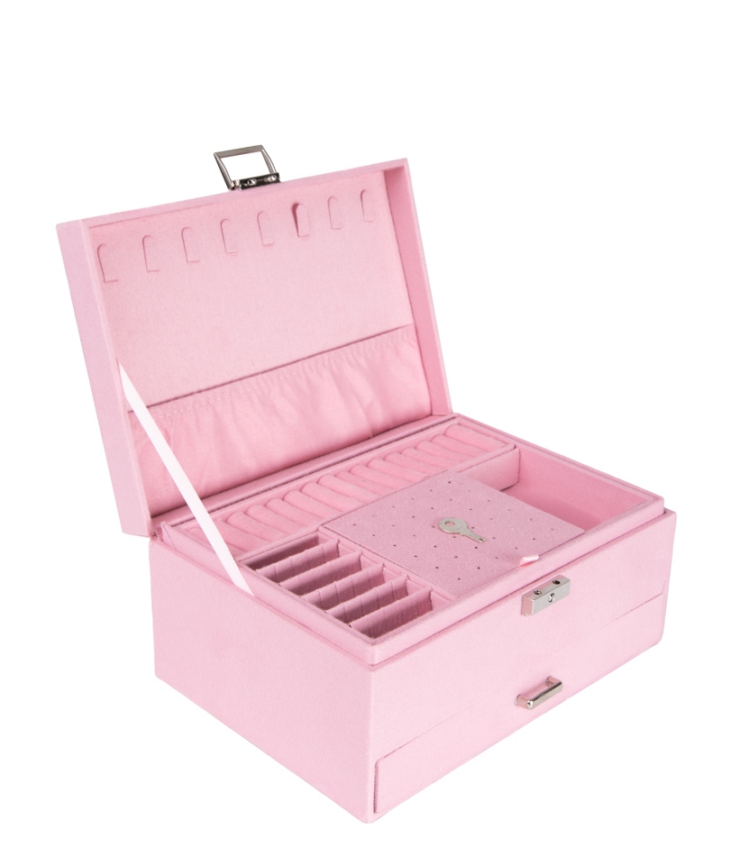 Organizer pentru Bijuterii Royal 24,5x17x11 cm, Roz - SHP [2]