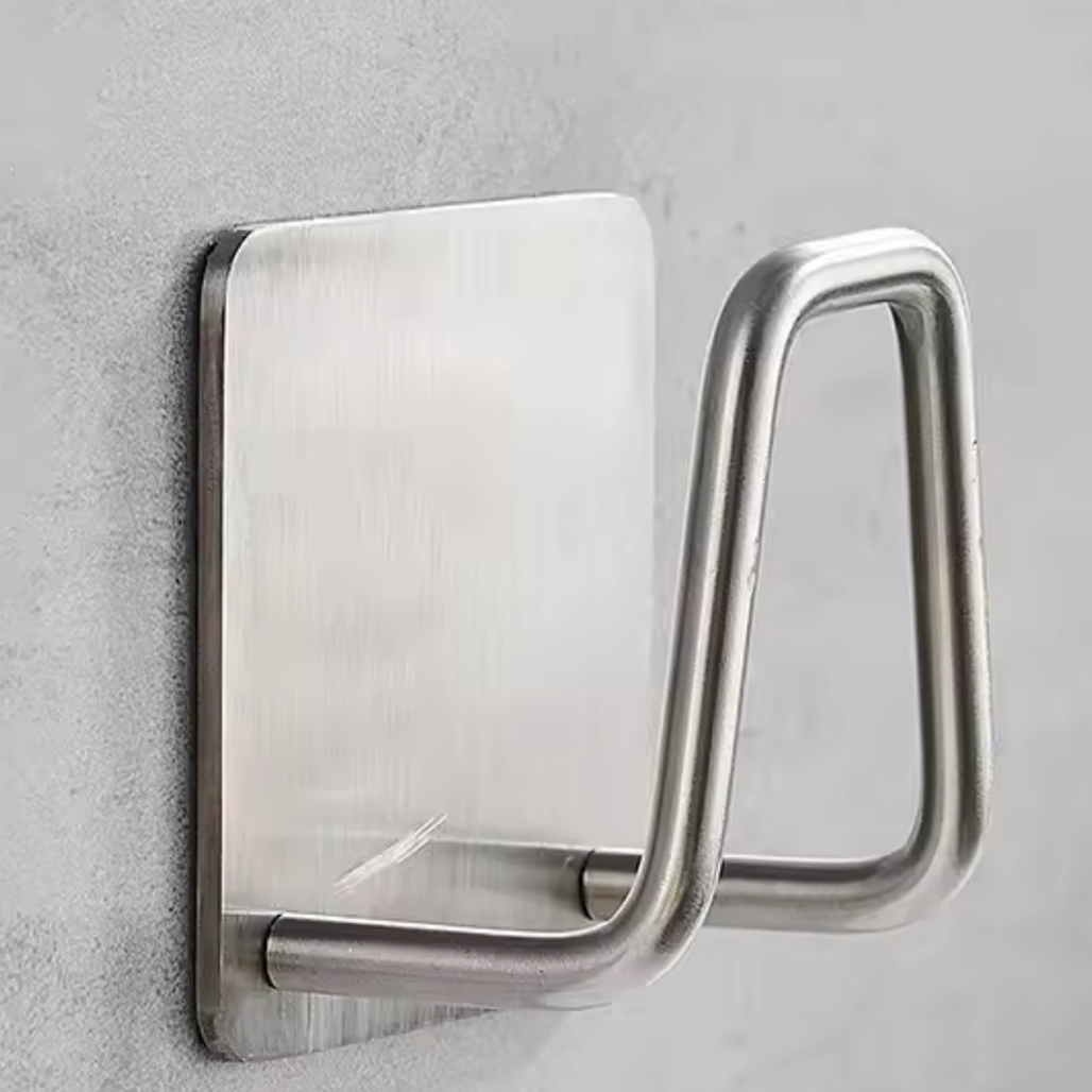 Set de 2 Suporturi pentru Burete Pomax 5x3,5x5 cm, Metal Argintiu - SHP [4]