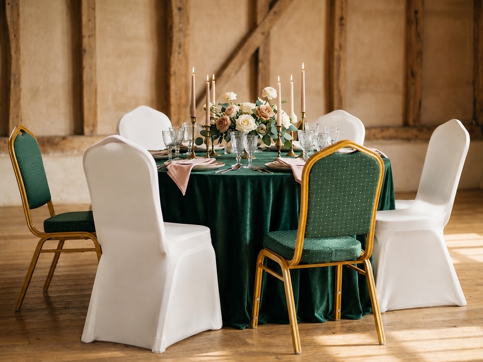 Scaun Hekate 46x58x93,5 cm, Verde; Alb - King Home [2]