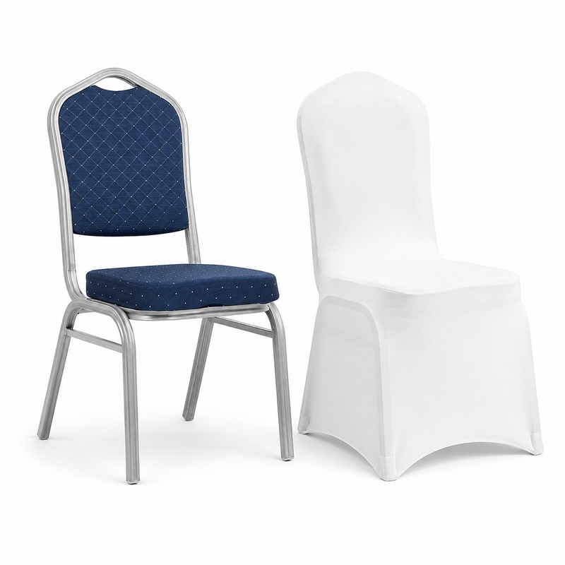 Scaune - Scaun Ares 46x58x93,5 cm, Argintiu - King Home