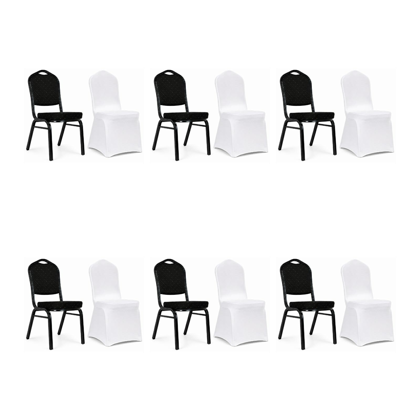 Scaune - Set de 6 Scaune Heron 46x58x93,5 cm - King Home