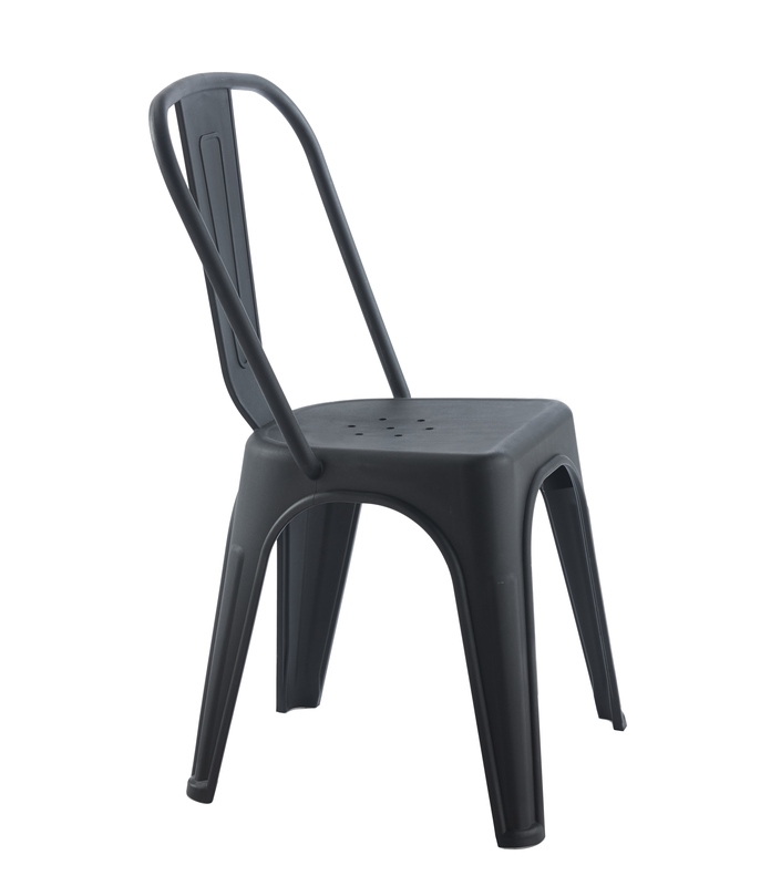 Set de 4 Scaune Tower Paris PP 46x50x86 cm, Plastic Negru - King Home [4]