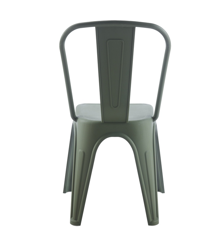 Set de 4 Scaune Tower Paris PP 46x50x86 cm, Plastic Verde Închis - King Home [4]