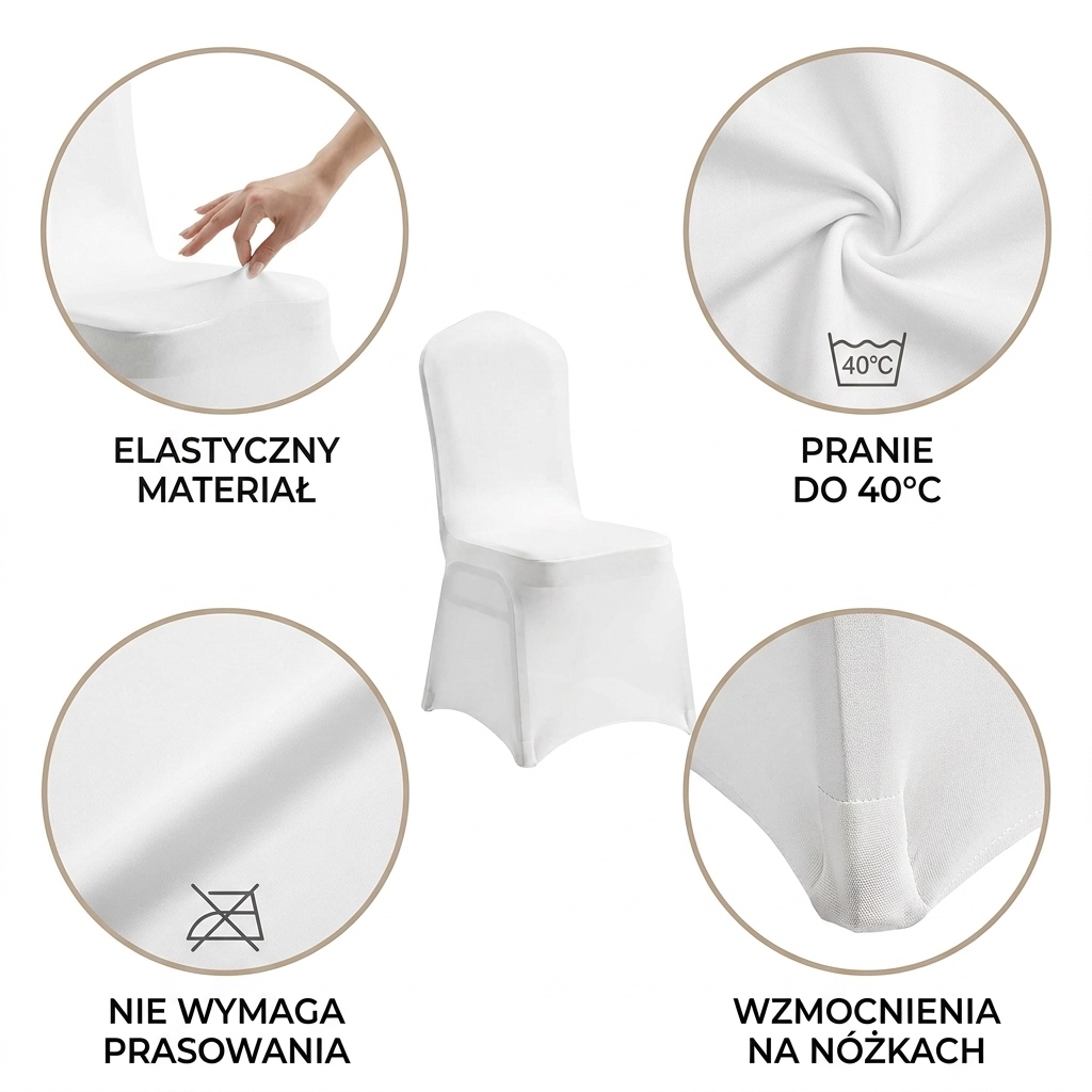 Set de 4 Scaune Hebe 44x56x93,5 cm, Piele Ecologică Negru - King Home [4]