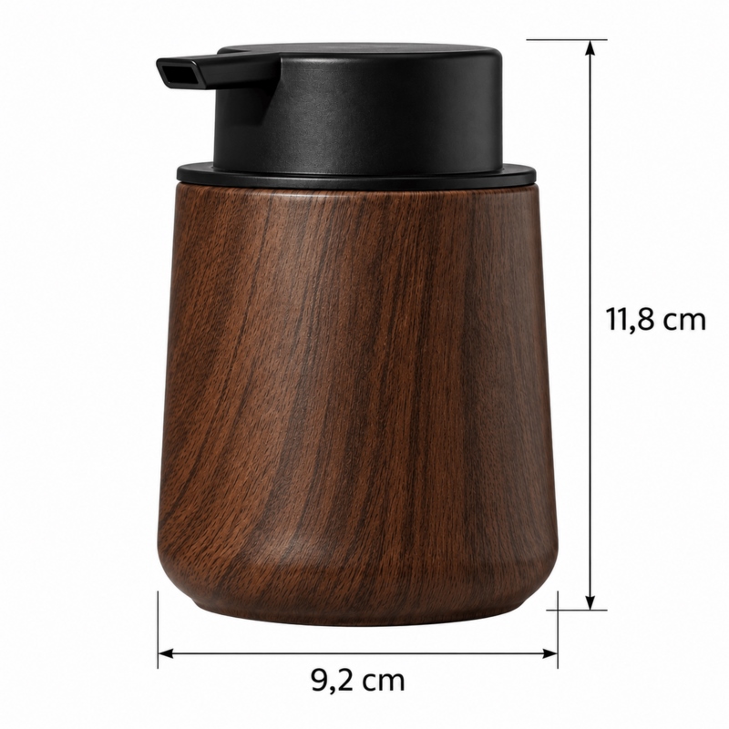 Dozator de săpun Bocado 9,2x9,2x11,8 cm, Plastic Nuc - SHP [5]