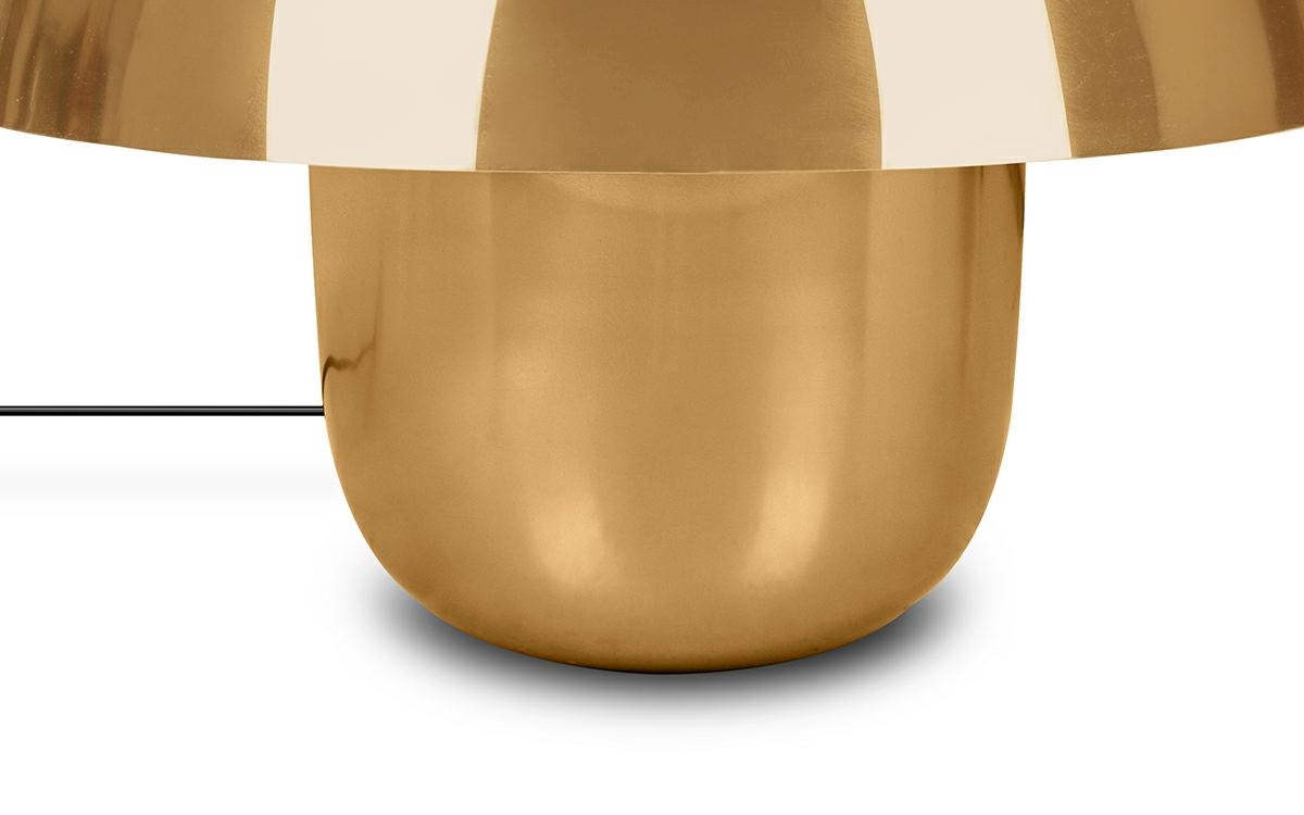 Lampă de Masă Mushroom, Oțel Lacuit Alamă - Kare Design [3]