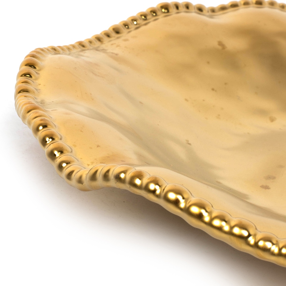 Set de 2 Platouri Bell 36 35,8x6,5x35,8 cm, Porcelană Glazurat - Kare Design [5]