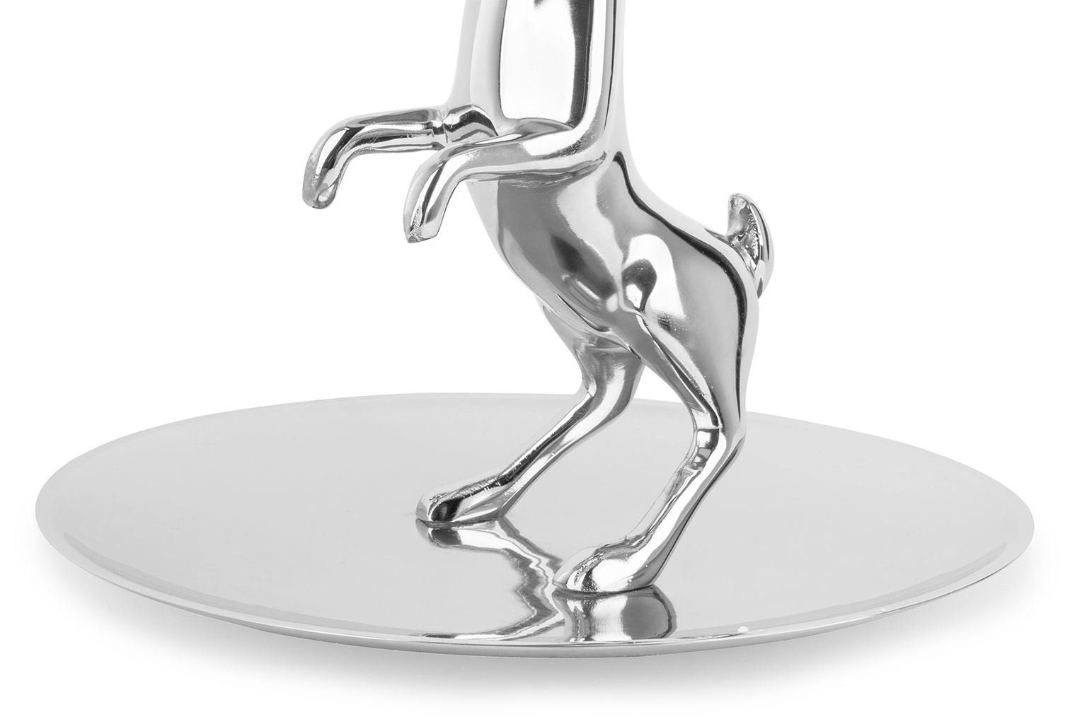 Platou / Etajeră Bunny 34x34x44 cm, Aluminiu Argintiu - Kare Design [4]