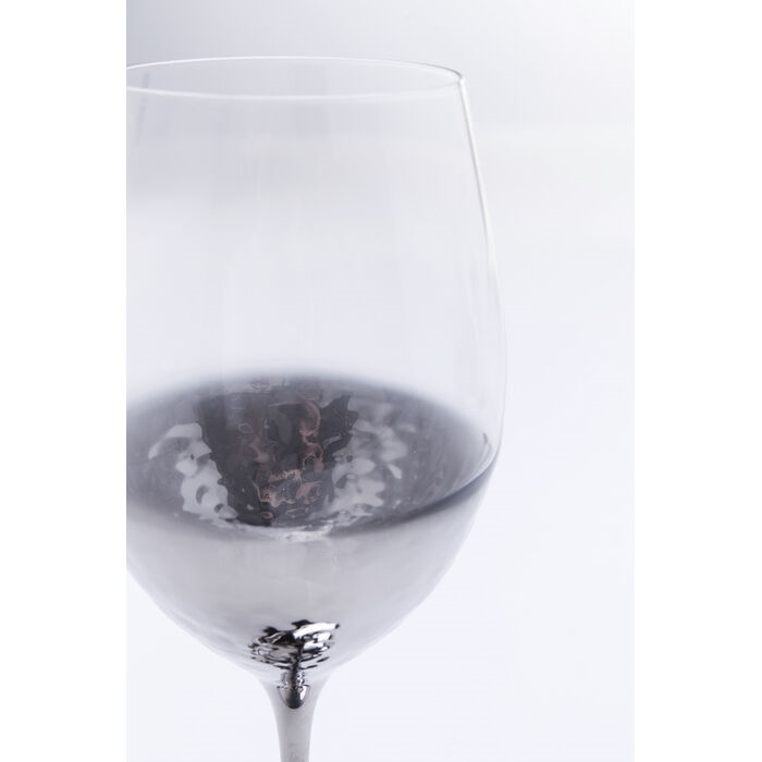 Set de 4 Pahare pentru Vin Roșu Night Sky 400 9,2x9,2x24 cm, Sticlă Argintiu Lucios - Kare Design [3]