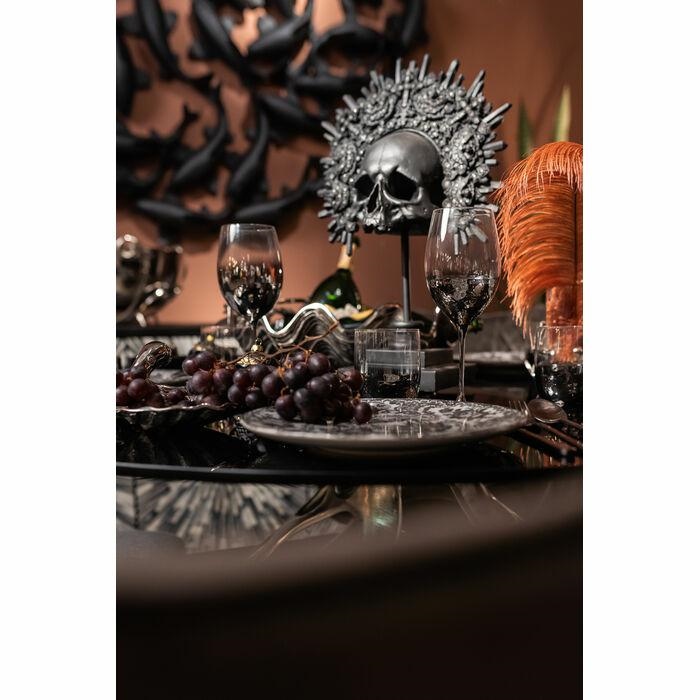 Set de 4 Pahare pentru Vin Roșu Night Sky 400 9,2x9,2x24 cm, Sticlă Argintiu Lucios - Kare Design [4]