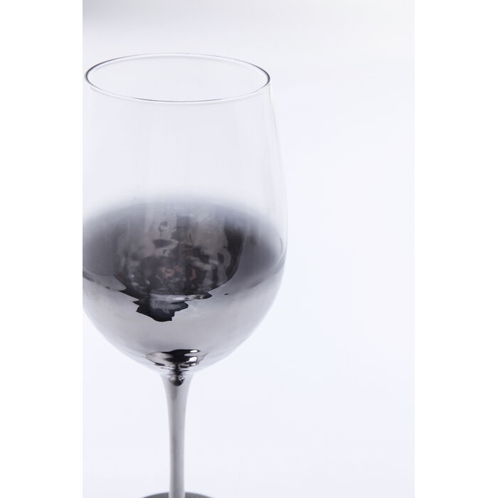 Set de 4 Pahare pentru Vin Alb Night Sky 390 8x6x22 cm, Sticlă Argintiu, Lucios - Kare Design [3]
