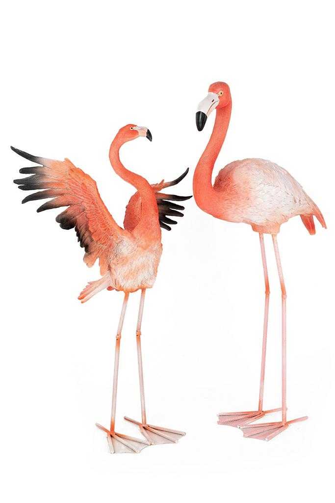 Decorațiune de Podea Flamingo Road Fly 49,5x28x66 cm, Colorată - Kare Design [19]