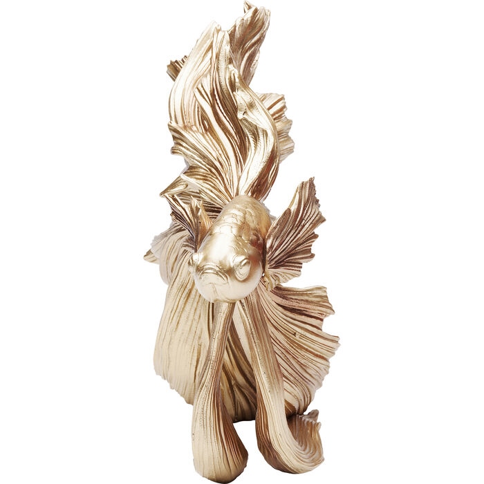 Decorațiune Betta Fish S 33,5x14x36,5 cm, Rășină Organică Auriu - Kare Design [7]