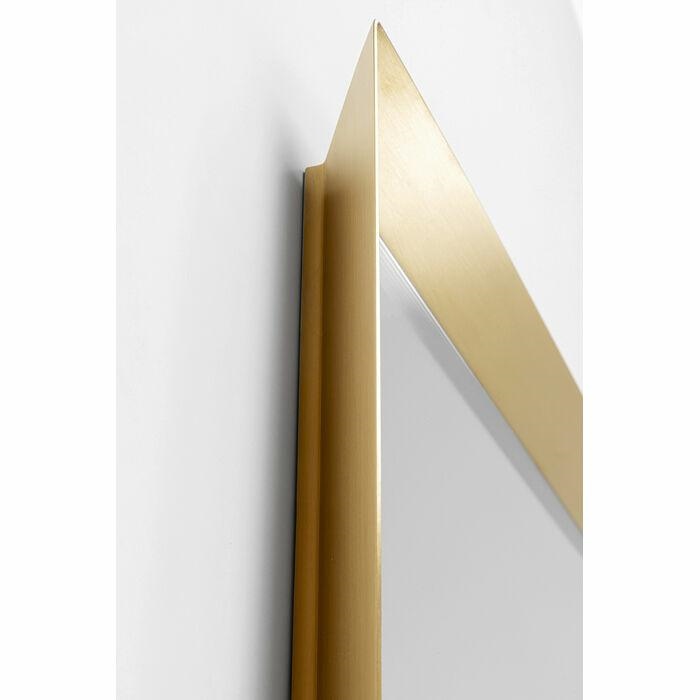 Oglindă Love Letters 3D 70x6,5x200 cm, Sticlă Oglindă și Oțel Placat cu Titan Auriu - Kare Design [4]