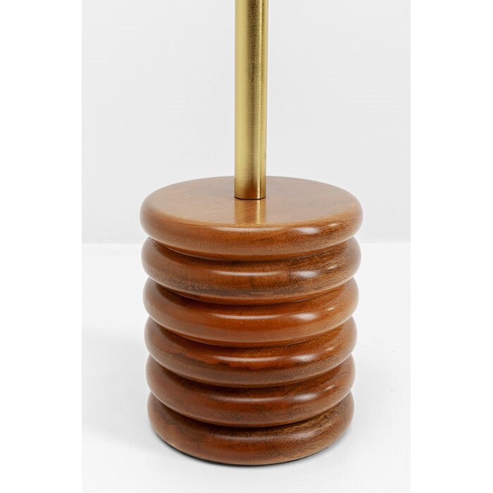 Măsuță Fredo 20 20,32x20,32x61 cm, Lemn Mango și Metal Maro; Auriu Lacuit - Kare Design [3]