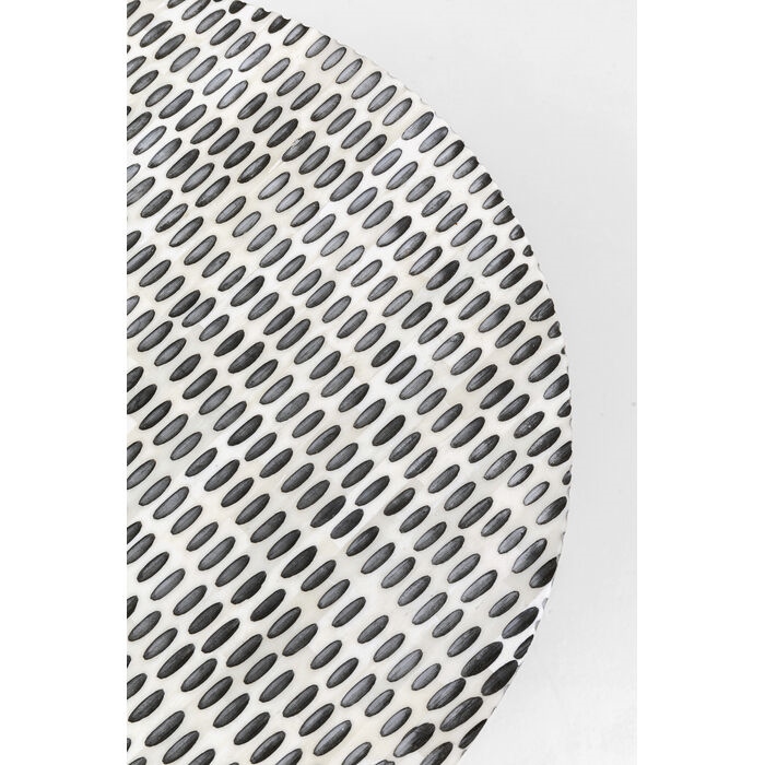 Măsuță Piano 36x36x45 cm, MDF și Rășină - Kare Design [3]