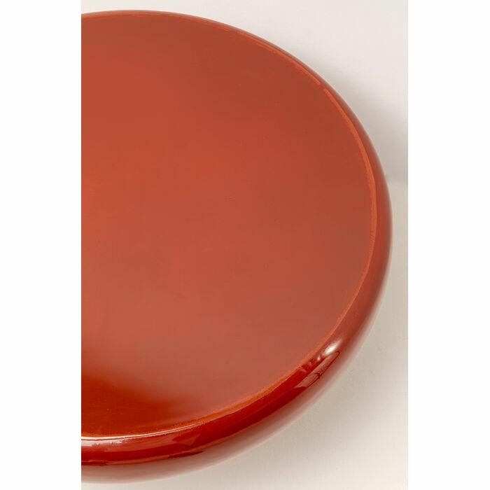 Măsuță de Cafea Rici 60x60x35 cm, Emailată Oțel Roșu - Kare Design [4]