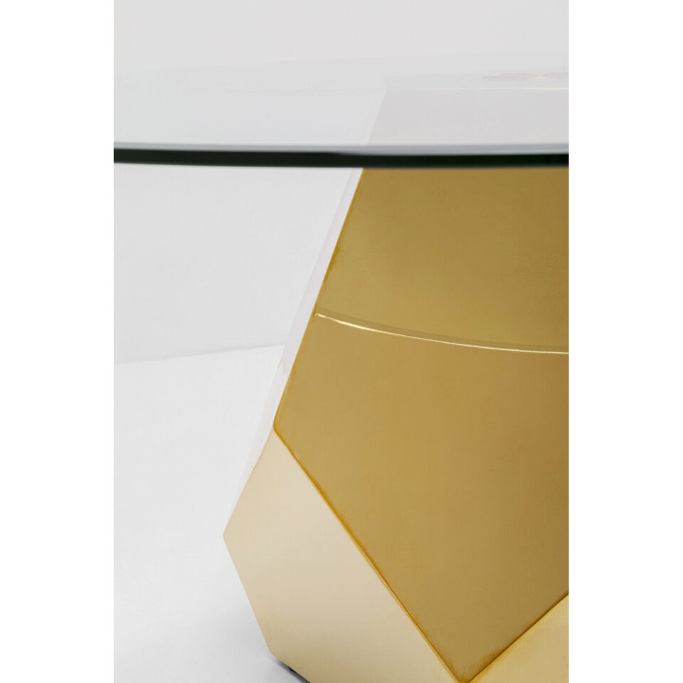 Măsuță de Cafea Ricchezza 90x90x43 cm, Auriu - Kare Design [3]