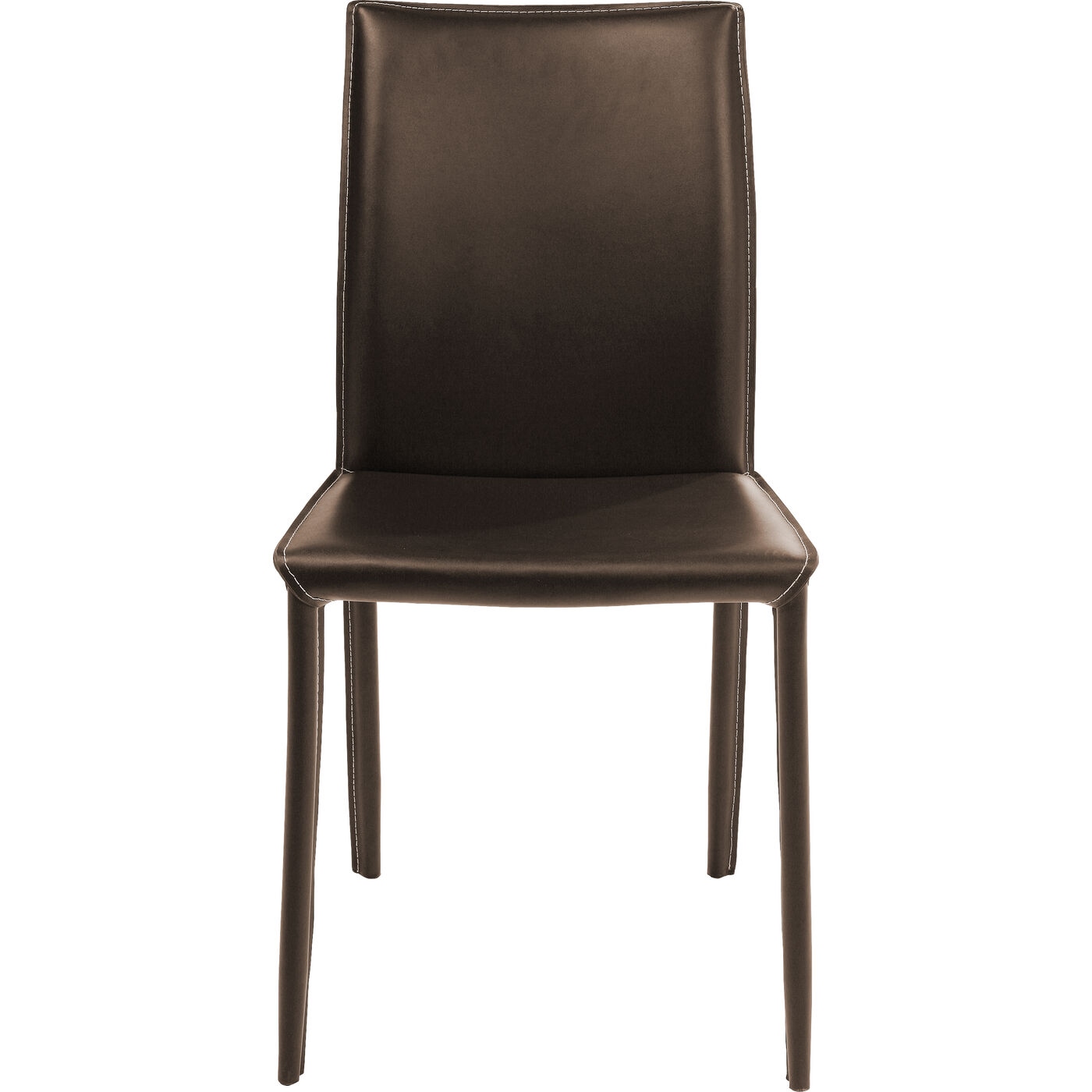 Scaun Milano 45,5x59x92 cm, Imitație de Piele Maro - Kare Design [3]