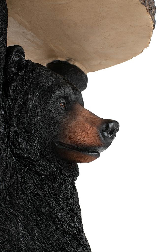 Măsuță Bear 40x40x53 cm, Plastic Negru - Kare Design [11]