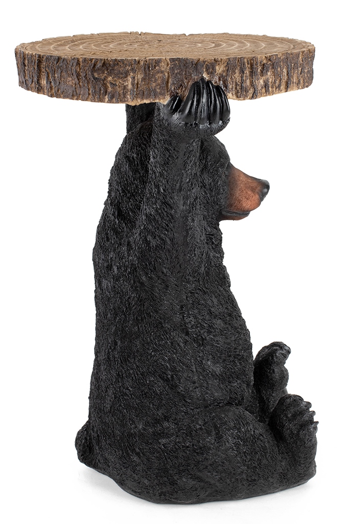 Măsuță Bear 40x40x53 cm, Plastic Negru - Kare Design [4]