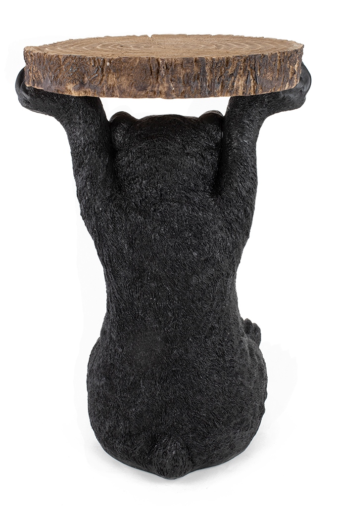 Măsuță Bear 40x40x53 cm, Plastic Negru - Kare Design [6]