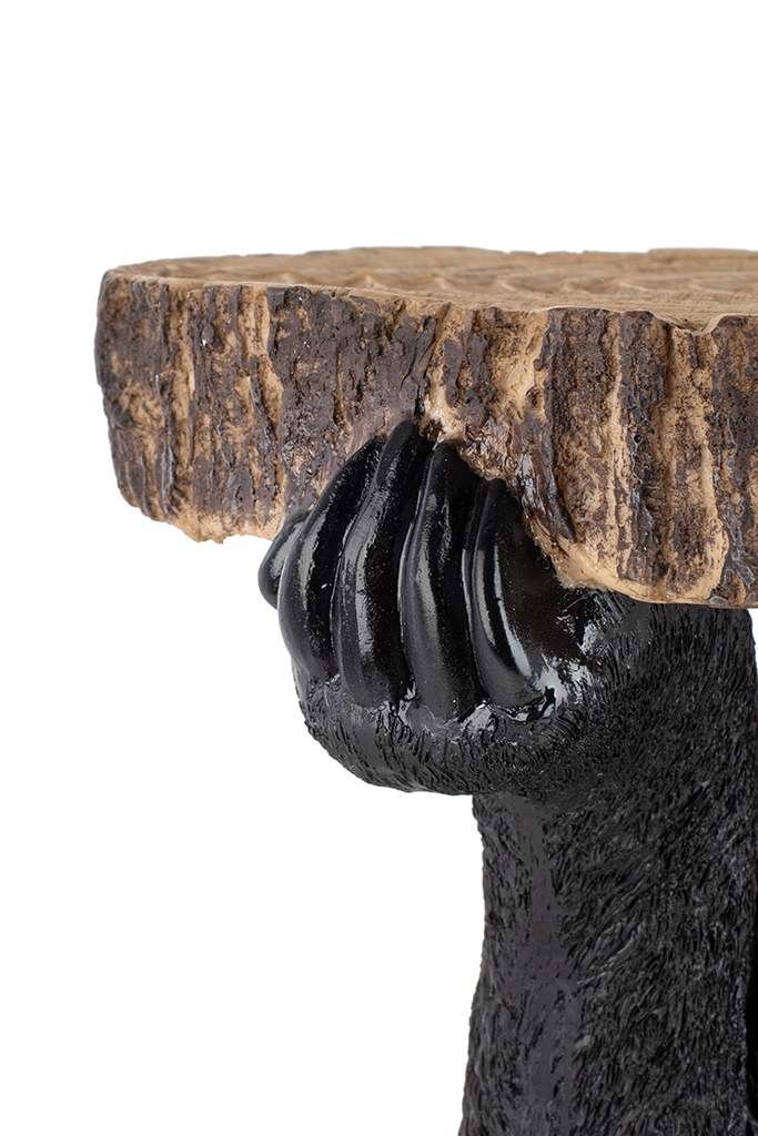Măsuță Bear 40x40x53 cm, Plastic Negru - Kare Design [7]