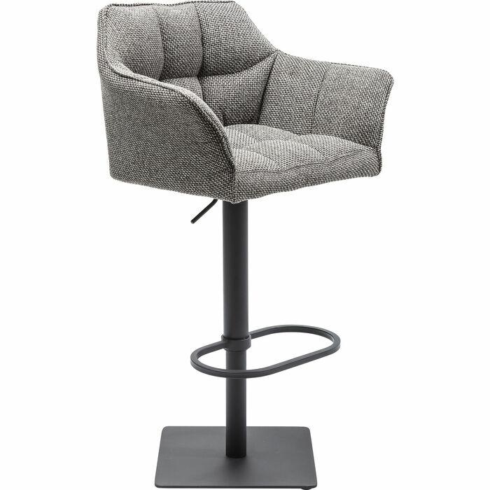 Produse - Scaun de Bar Thinktank 65x55x111 cm, Gri - Kare Design