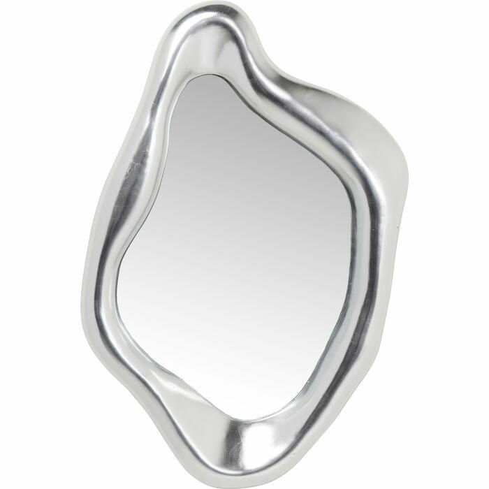 Produse - Oglindă Hologram 76x8,5x119 cm, Poliuretan Argintiu Mat - Kare Design