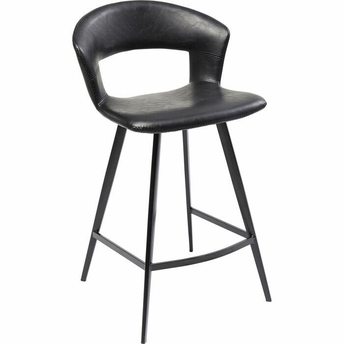 Produse - Scaun de Bar Reunion 53x53x90,5 cm, Negru - Kare Design
